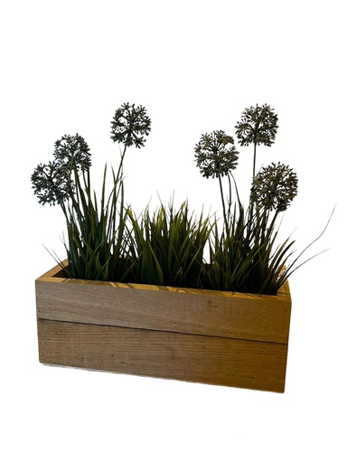 Wooden planter